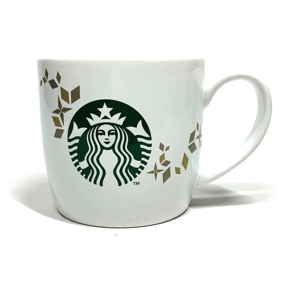 Starbucks Mug Coffee Cup Holiday Collection 2013 Mermaid Logo 14 oz - Picture 1 of 4